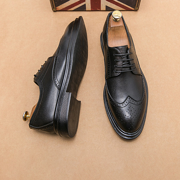 BUSINESS BREATHABLE SOFT SOLE LEATHER SHOE A7785B