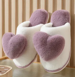  Love Plush Warm Slippers