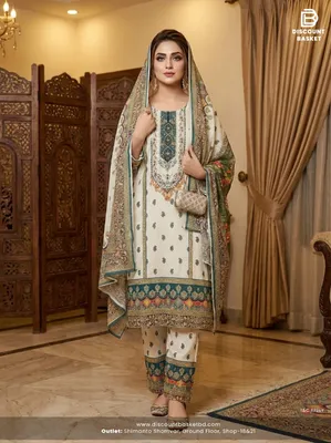 Premium Dubai Cherry Silk Mirror Work Stitched Dress