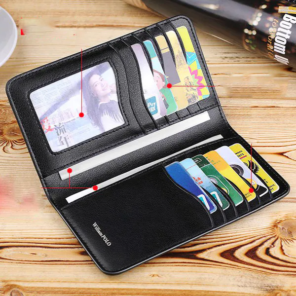 BLUE BANK CARD HOLDER