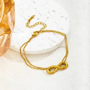  Chain Link Infinity Stainless Steel Bracelet