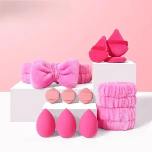 Makeup Beauty Headband Sponge Set (12 Pcs)