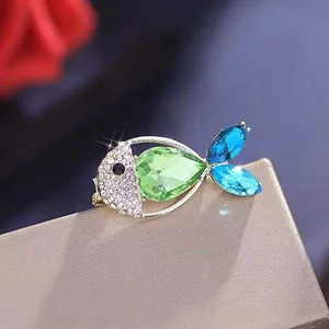 Small Fish Shape Brooch hijab Pin