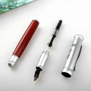 High Quality Brand red wooden Fountain Pen