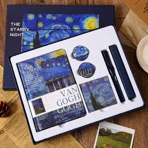 Van Gogh & Monet Art Themed Luxury Notebook Gift Box Set - 2