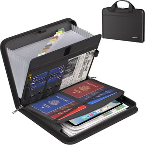 Fireproof and Waterproof 13-Layer Expandable File Folder Storage Bag