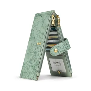 RFID Long Wallet With Multi-Card Slots For Women
