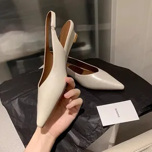Small Wedge Backless Heel 