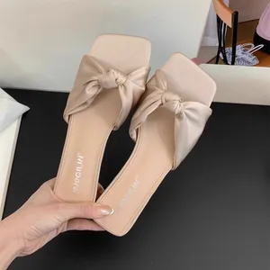 Satin Bow Sandals 