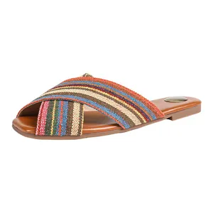 Colorful Stripes Sandals