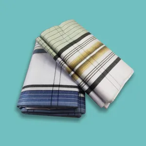 Sirajgonj Premium White Lungi (2 Pis Combo)