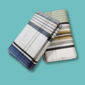 Sirajgonj Premium White Lungi (2 Pis Combo)