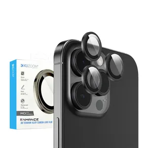 KUZ00M 99AR HD Titanium Camera Lens Protector for iPhone 16 Plus
