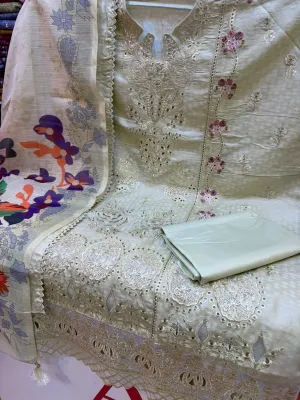 পাকিস্তানি ইনস্পায়ার্ড কালেকশন – জ্যাকুয়ার্ড ফেব্রিক ডিজাইন