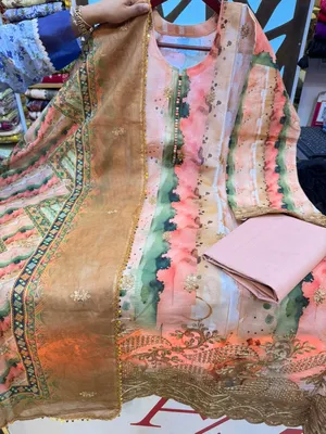 Premium Swizz Lawn Embroidery Set