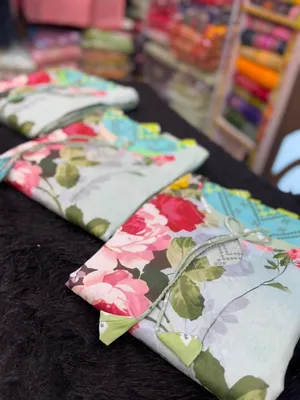 Pakistani Inspired Printed Swizz Lawn Dress