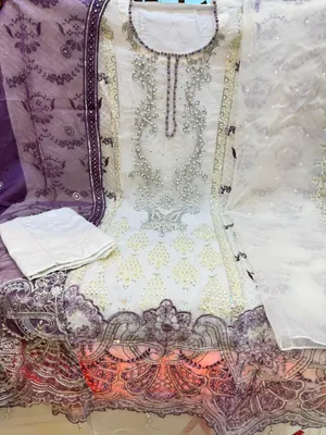 Premium Gold  Organza Party Dress