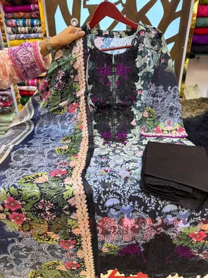 Premium Lawn Dress with Chiffon Printed Dupatta