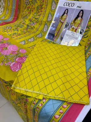 Coco Printed Pakistani Inspired Swizz Lawn Dress