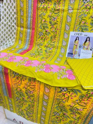 Coco Printed Pakistani Inspired Swizz Lawn Dress