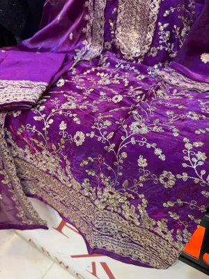 Premium Party Wear – Embroidery, Boaring & Stone Work Dress