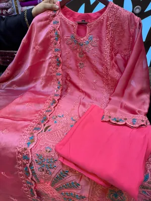 Premium Gold  Georgette Party Dress