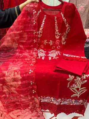 Classic Embroidery Statement Dress