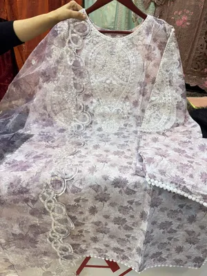 Sophisticated Stitched Cotton Outfit