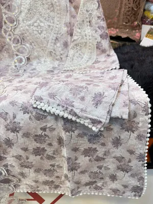 Sophisticated Stitched Cotton Outfit