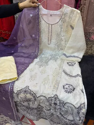 Premium Gold  Organza Party Dress