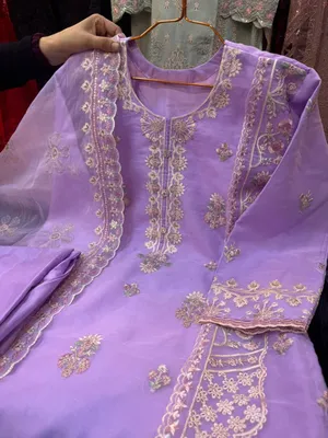 Premium Gold  Organza Party Dress