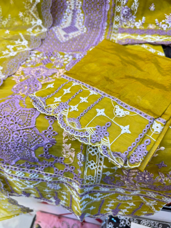 Premium Gold  Organza Party Dress