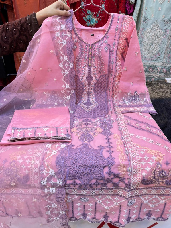 Premium Gold  Organza Party Dress