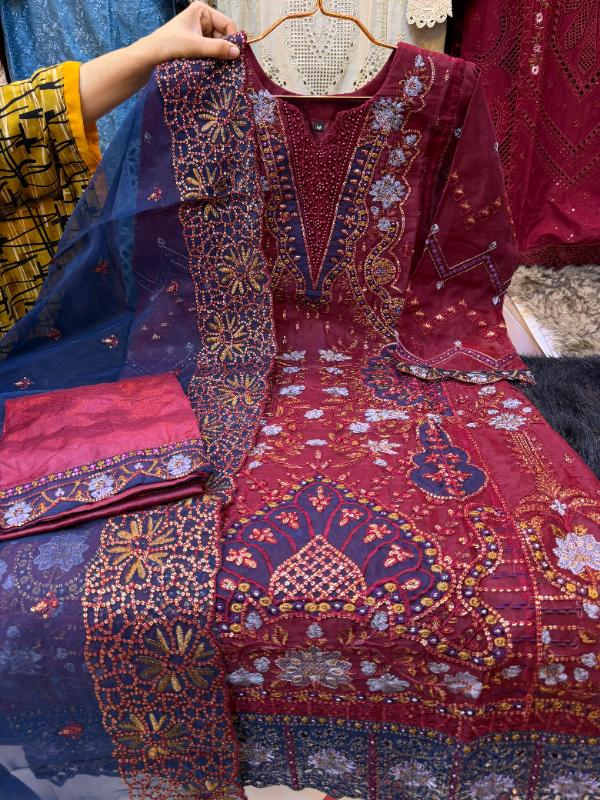 Graceful Celebration Outfit with Tassel Detail