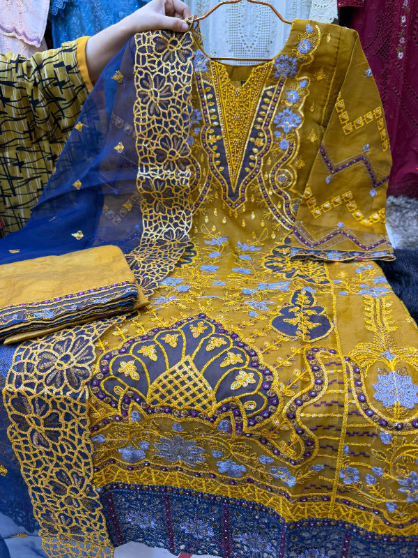 Graceful Celebration Outfit with Tassel Detail