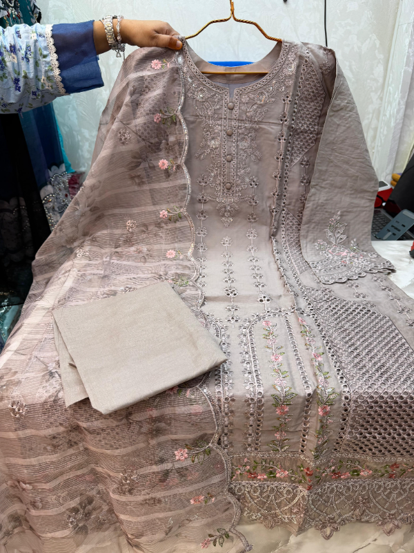 Premium Swizz Cotton Ensemble in Extended Length