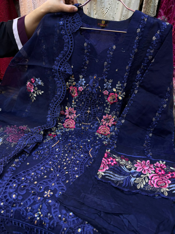 Eid Exclusive Bin Hameed Premium Organza Suit