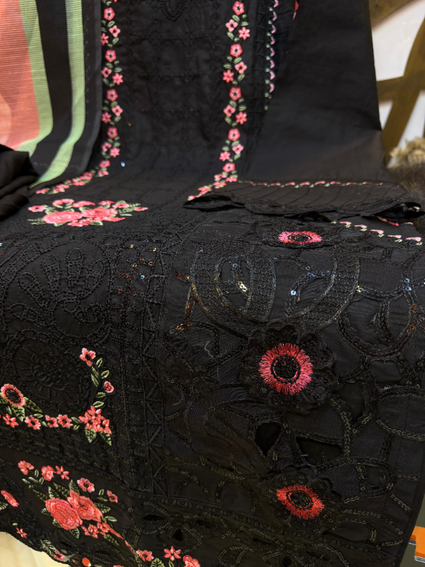 Pakistani Inspired Embroidered Dress Set 