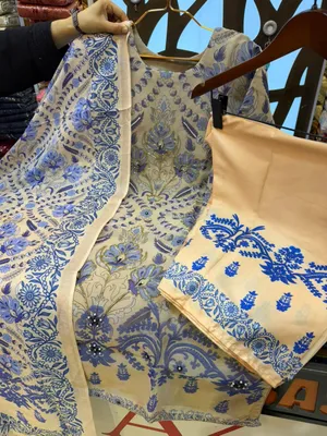 Luxury Organza Suit with Quata Dupatta