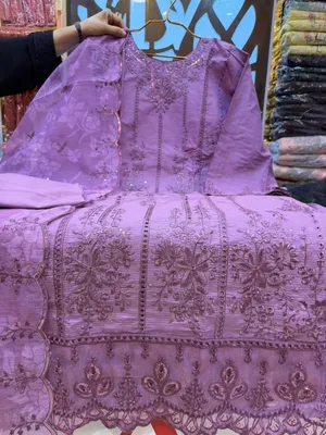 Step Swizz Cotton Lawn Suit with Embroidery and Boring Work