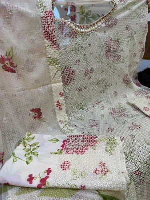 Pakistani Premium Silk Unstitched  Item