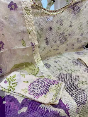 Pakistani Premium Silk Unstitched  Item