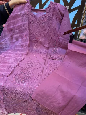 Step Swizz Lawn Cotton Suit with Embroidery and Boring Work