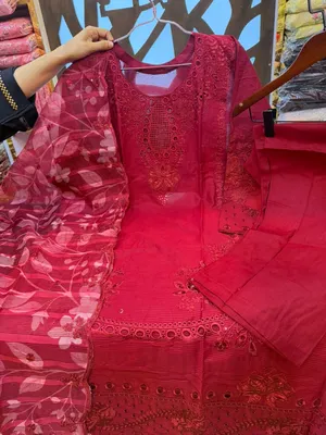 Luxury Swizz Lawn Suit with Intricate Boring Embroidery