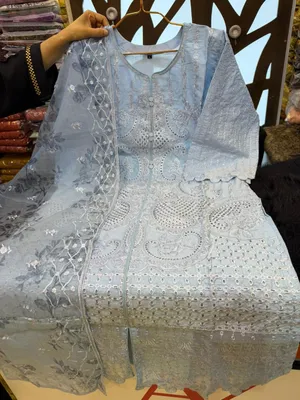 Graceful Swizz Lawn Embroidered Suit Set