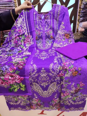Premium Swizz Cotton Printed Palazzo Salwar Set