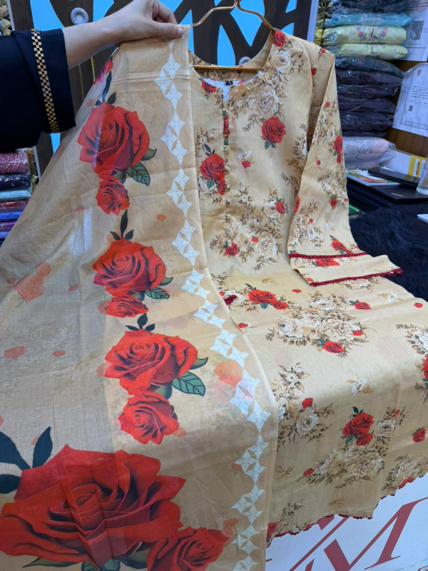 Chic Pakistani Swizz Cotton Salwar Suit