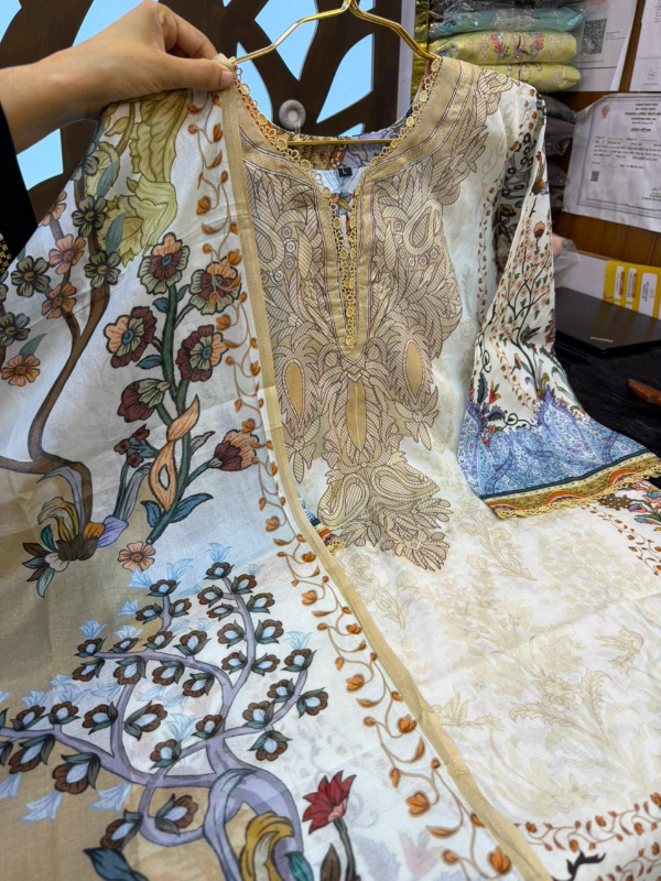 Trendy Swizz Cotton Palazzo Suit Set