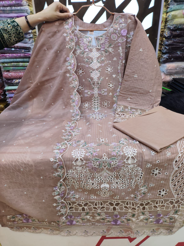 Premium Step Cotton Pakistani Party Wear Suit