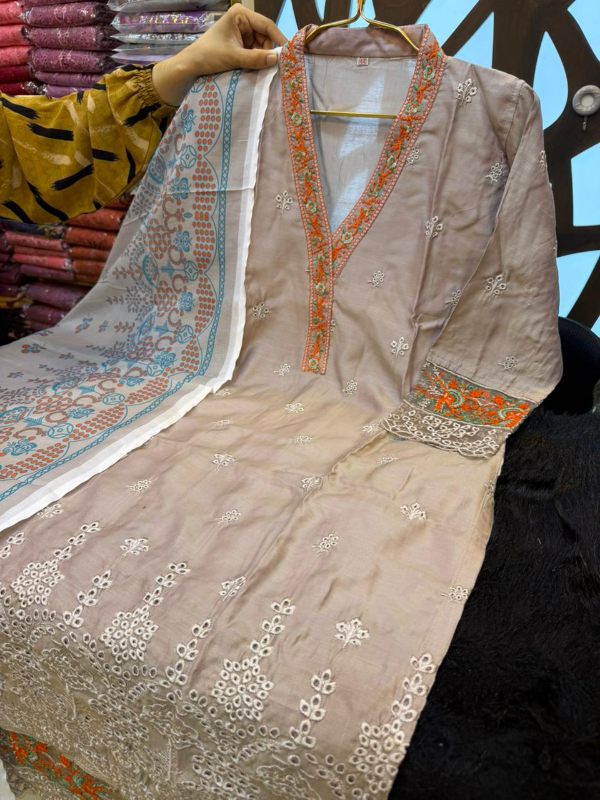 Designer Georgette Palazzo Set with Jerdousy Work
